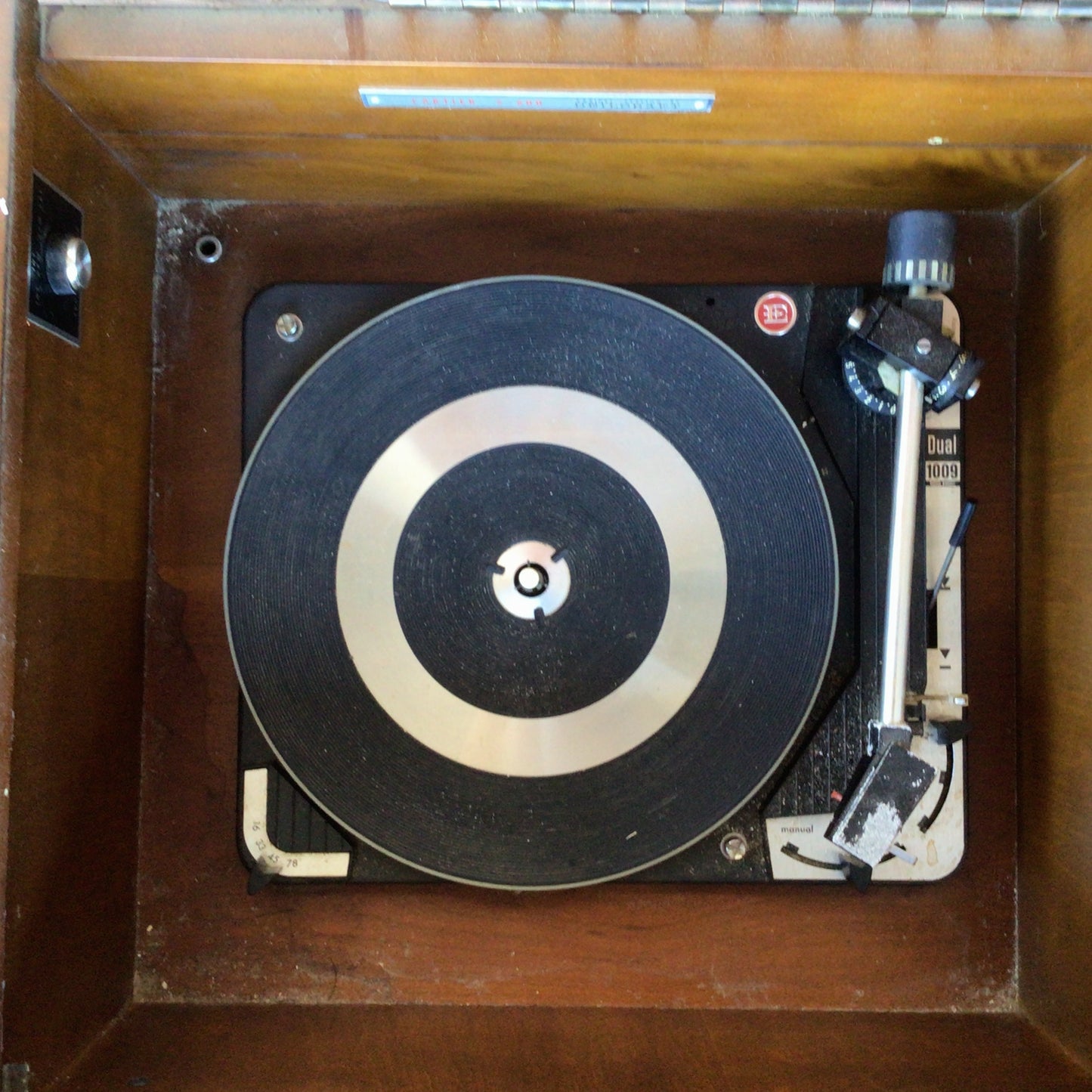 Vintage Wood Stereo Console