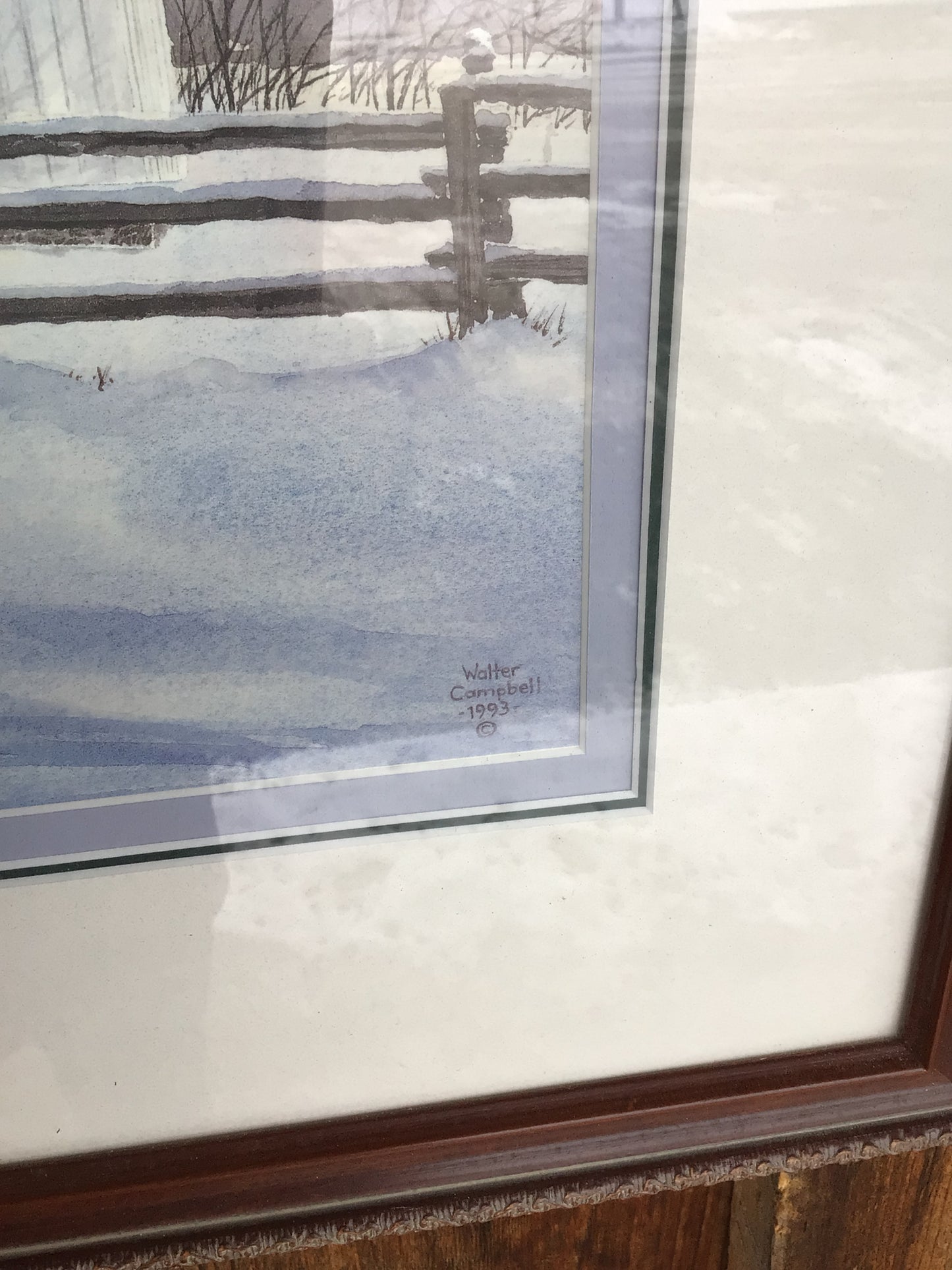 Winter Print by Walter Campbell