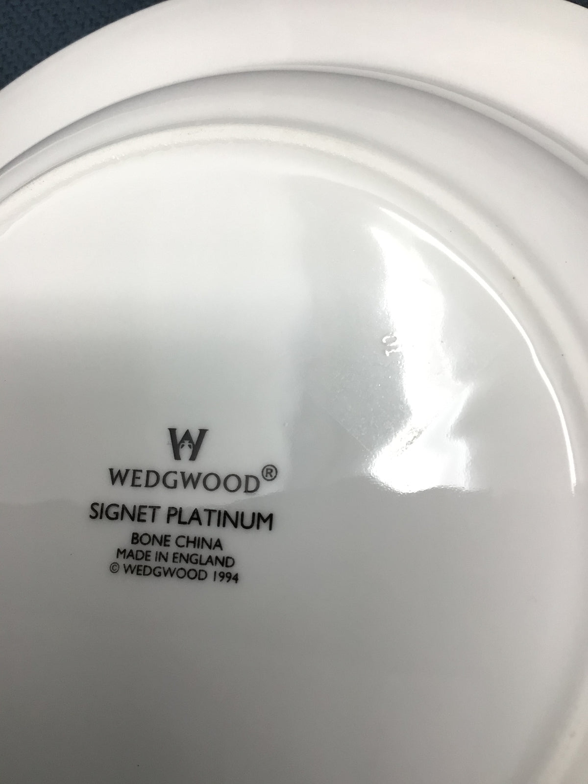 Wedgwood China "Signet Platinum"  43 pc Dish Set