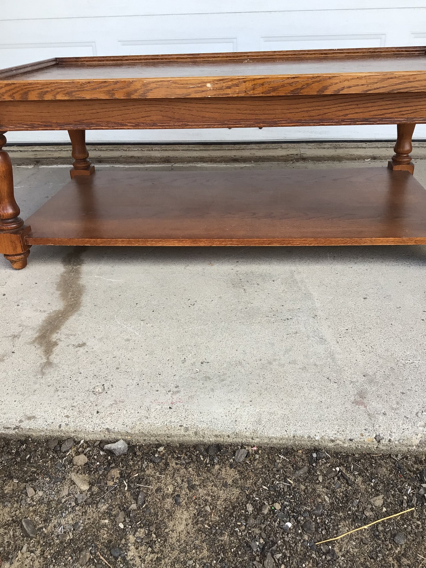 Rustic Two Tier Coffee Table