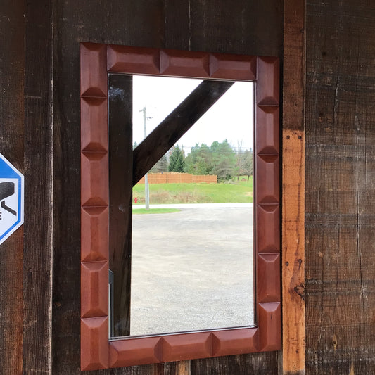 Vintage Wooden Carved Mirror