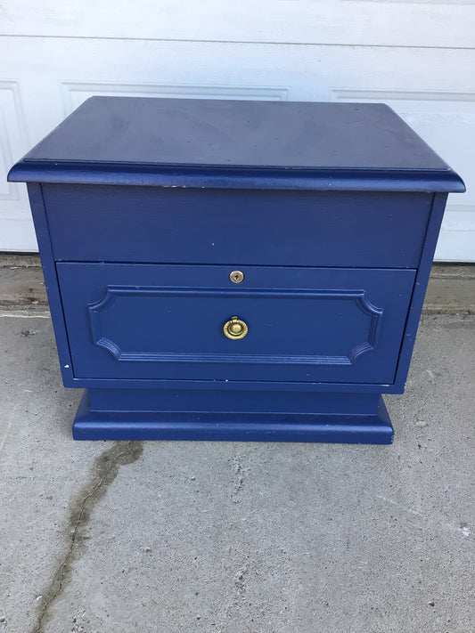 Dark Blue Side Table