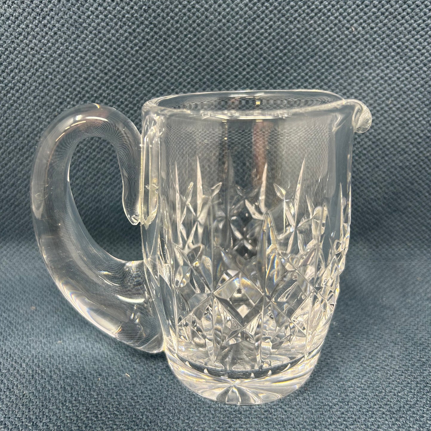 Waterford Crystal Snowflake Style Cut Sugar and Creamer Set