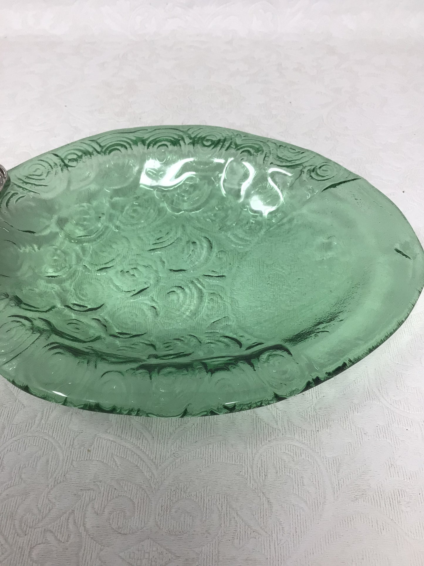 Glass Fish Serving Dish