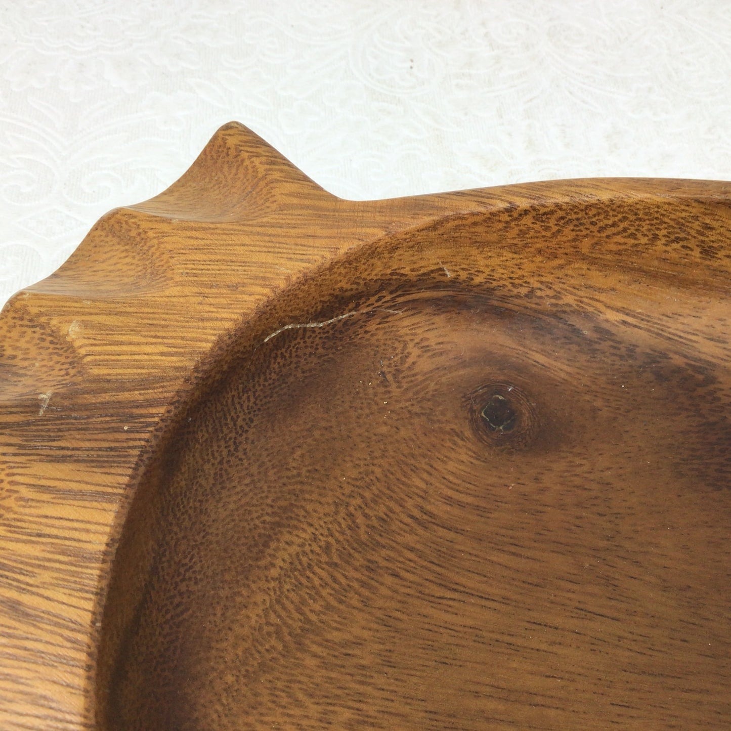 Leilani Tropical Monkey-Pod Wood Sectioned Serving Dish