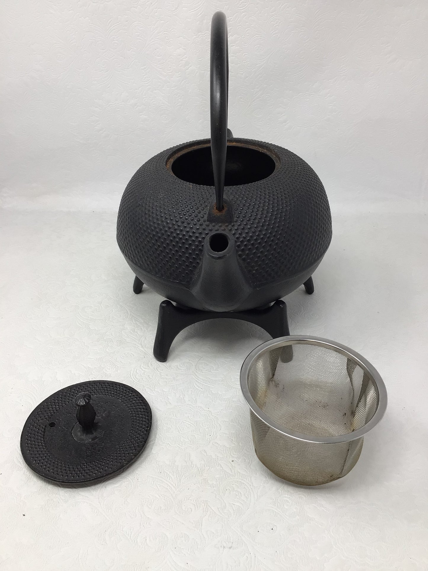 Cast Iron Teapot with Stand