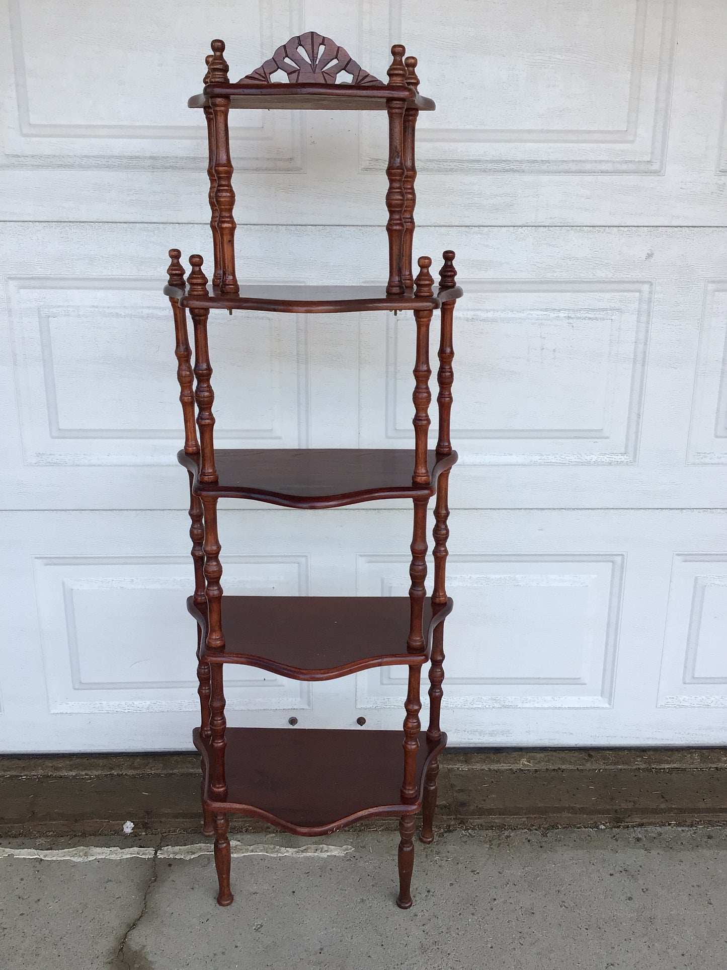 Vintage 5 Tier Wooden Stand