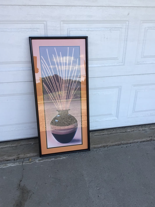 Bamboo Print Wall Art - 1