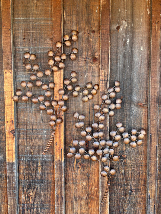 Set of 2 Metallic Branches Wall Art