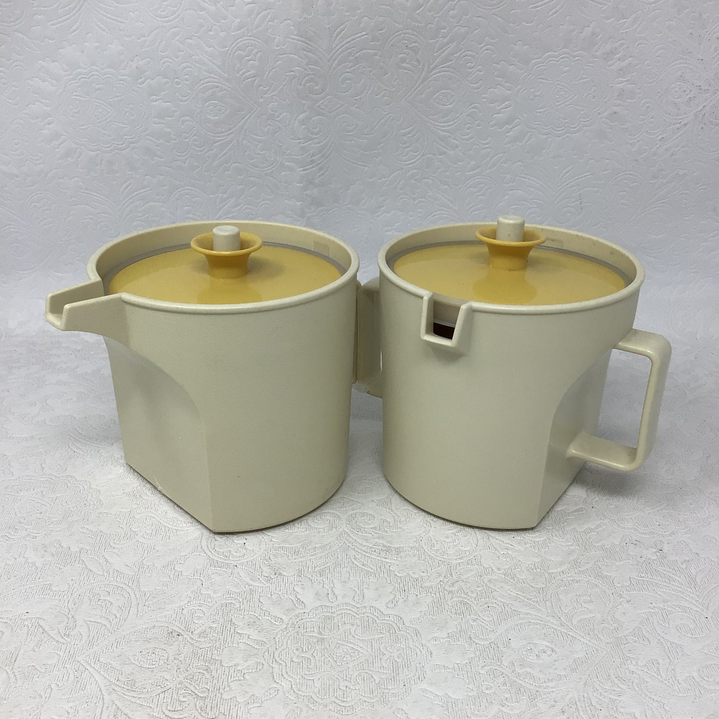 Vintage Tupperware Cream and Sugar Bowl Set