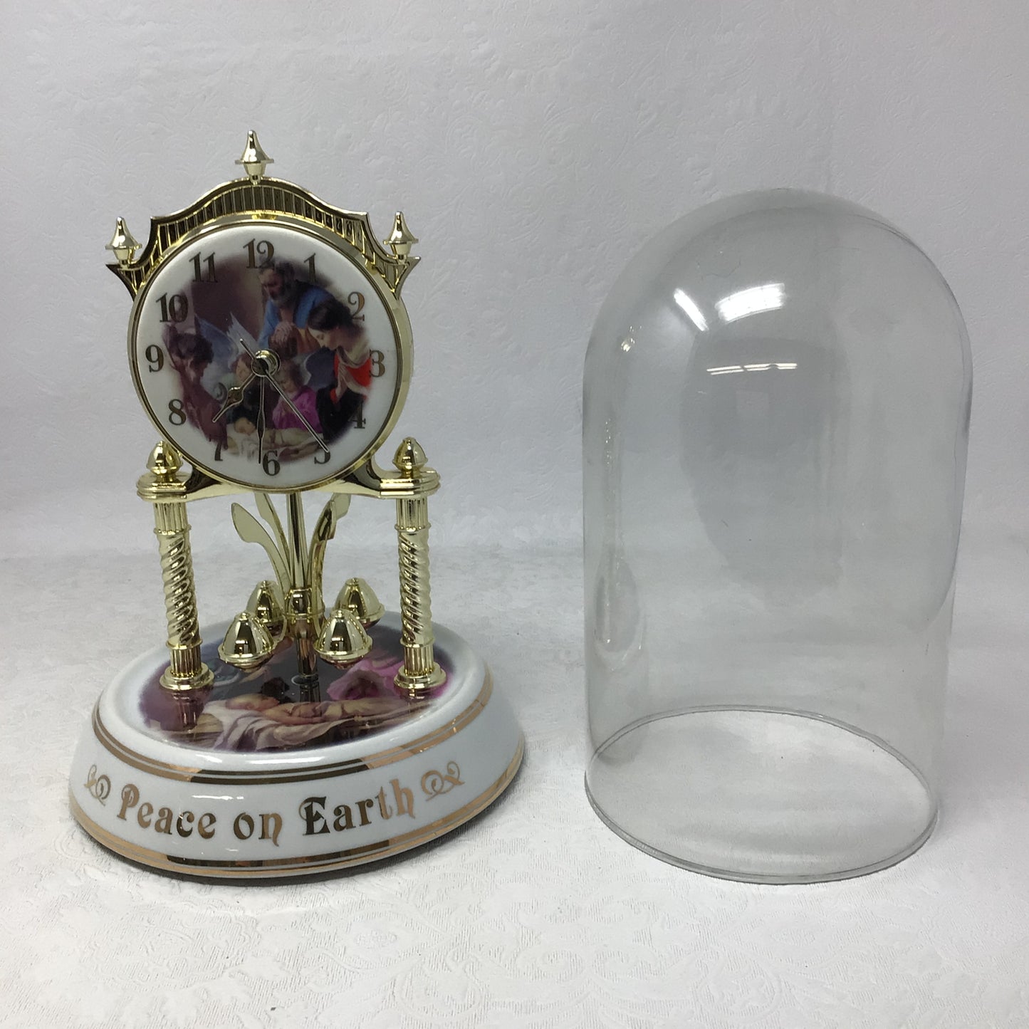 Peace on Earth Mantle Clock
