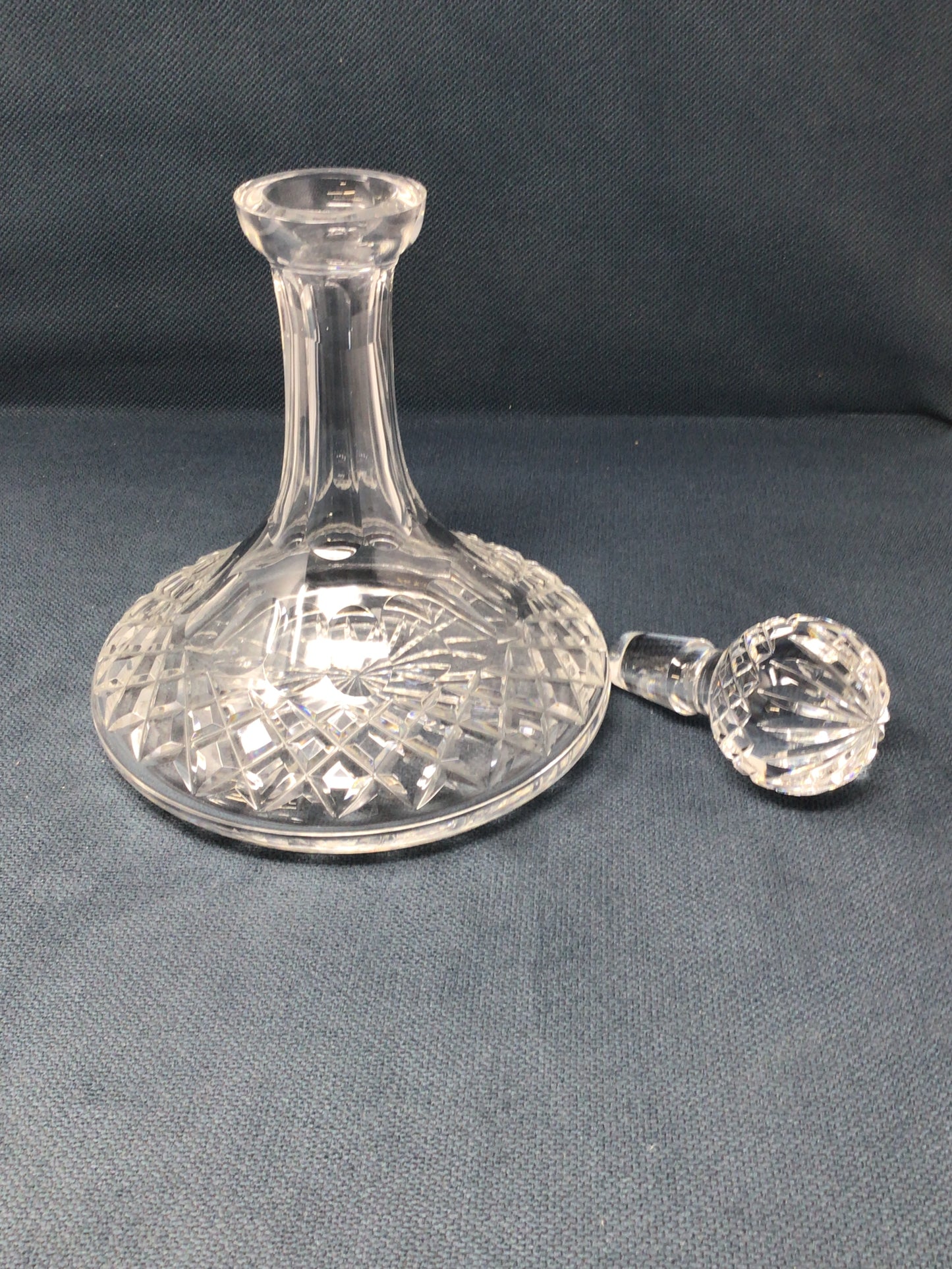 Waterford Crystal “Lismore” Ship’s Decanter