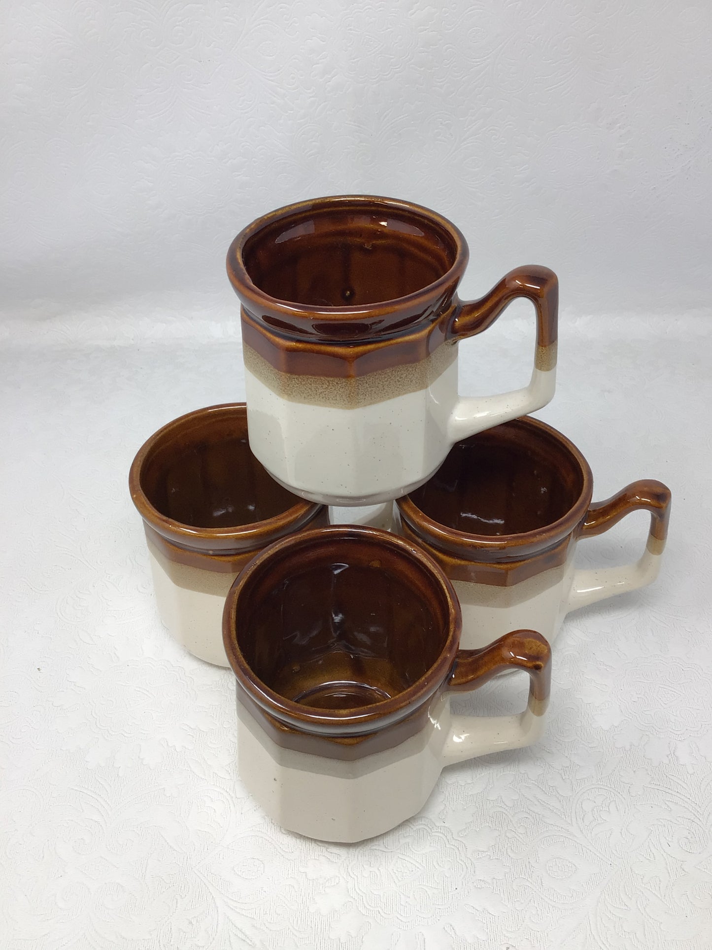Brown Dip Pottery Tea Set