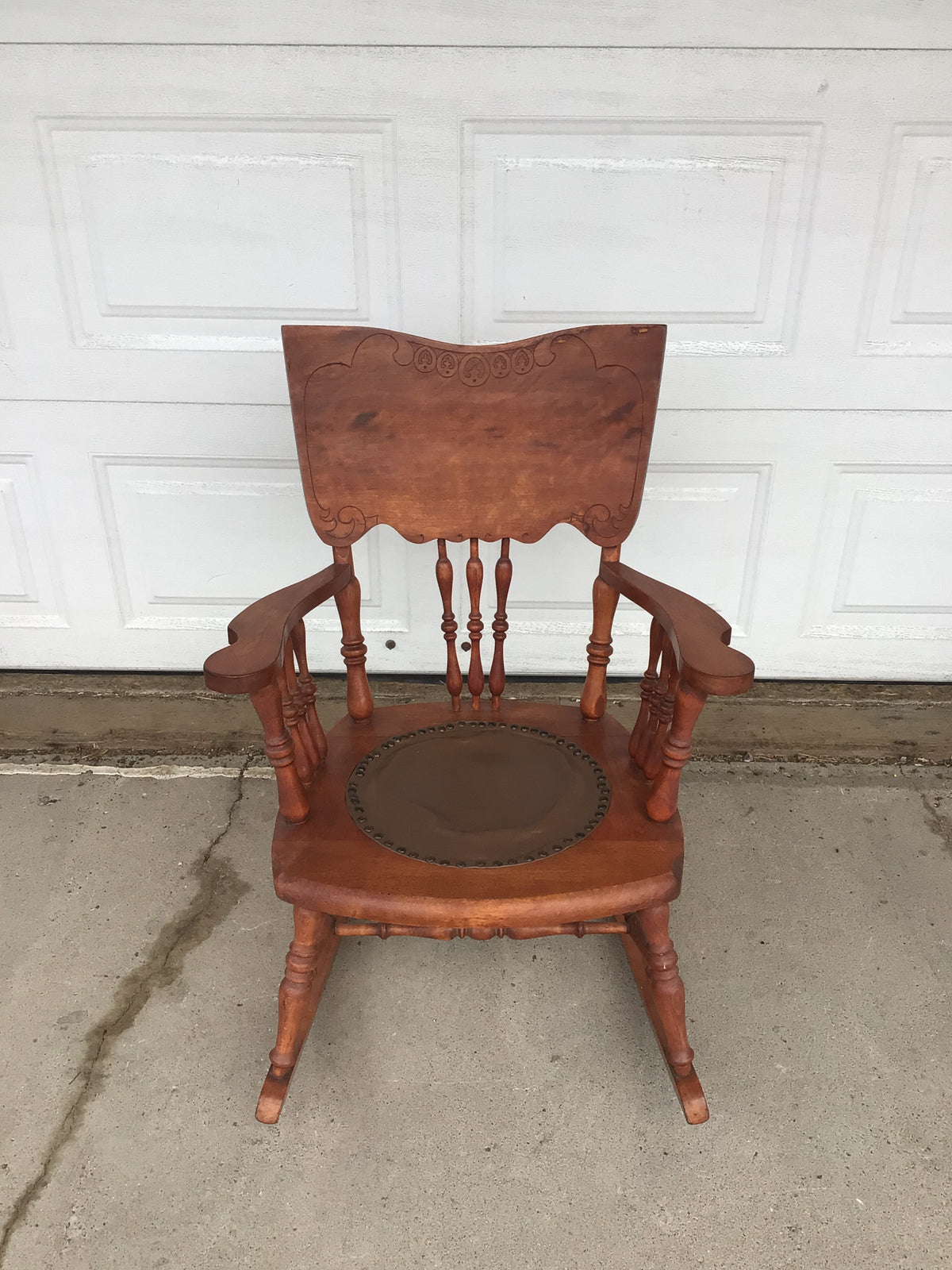 Antique Wooden Rocking Chair