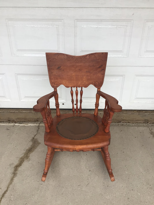 Antique Wooden Rocking Chair