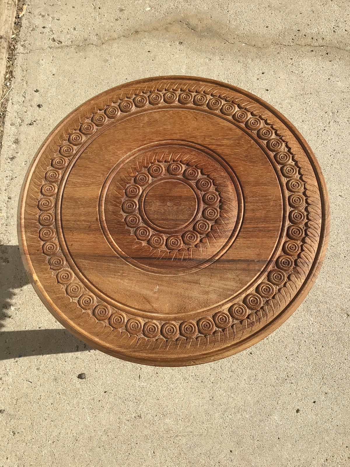 Vintage Hand carved Accent Table