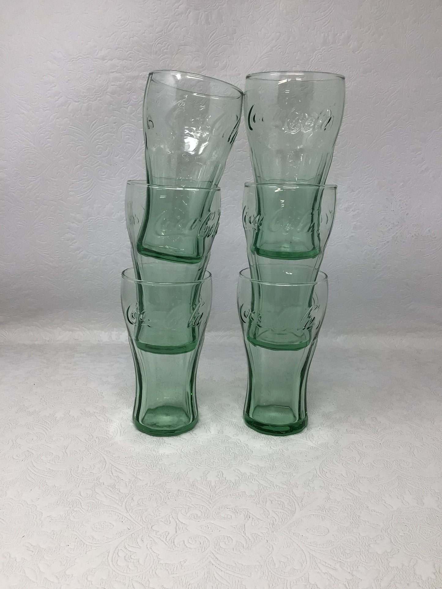 Set of 6 Libbey Mini Coca Cola Drinking Glasses