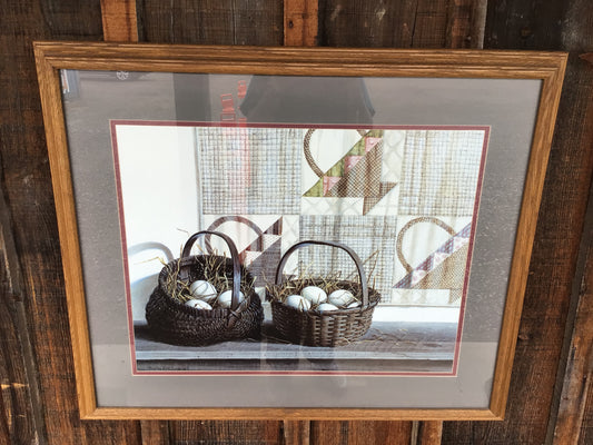 “Don’t Put All Your Eggs In One Basket” - Framed Art Piece