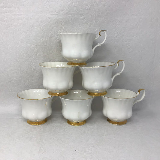 Vintage Royal Albert Demi Tasse Set of 6 Teacups