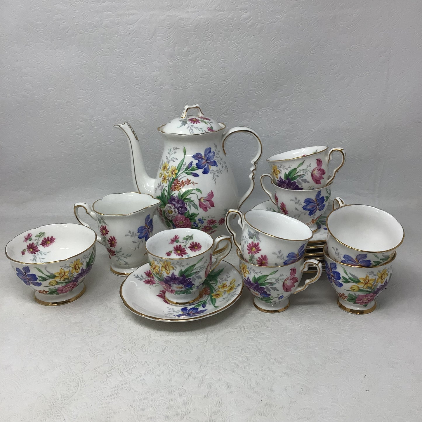 18 Piece Royal Stafford China Tea Set