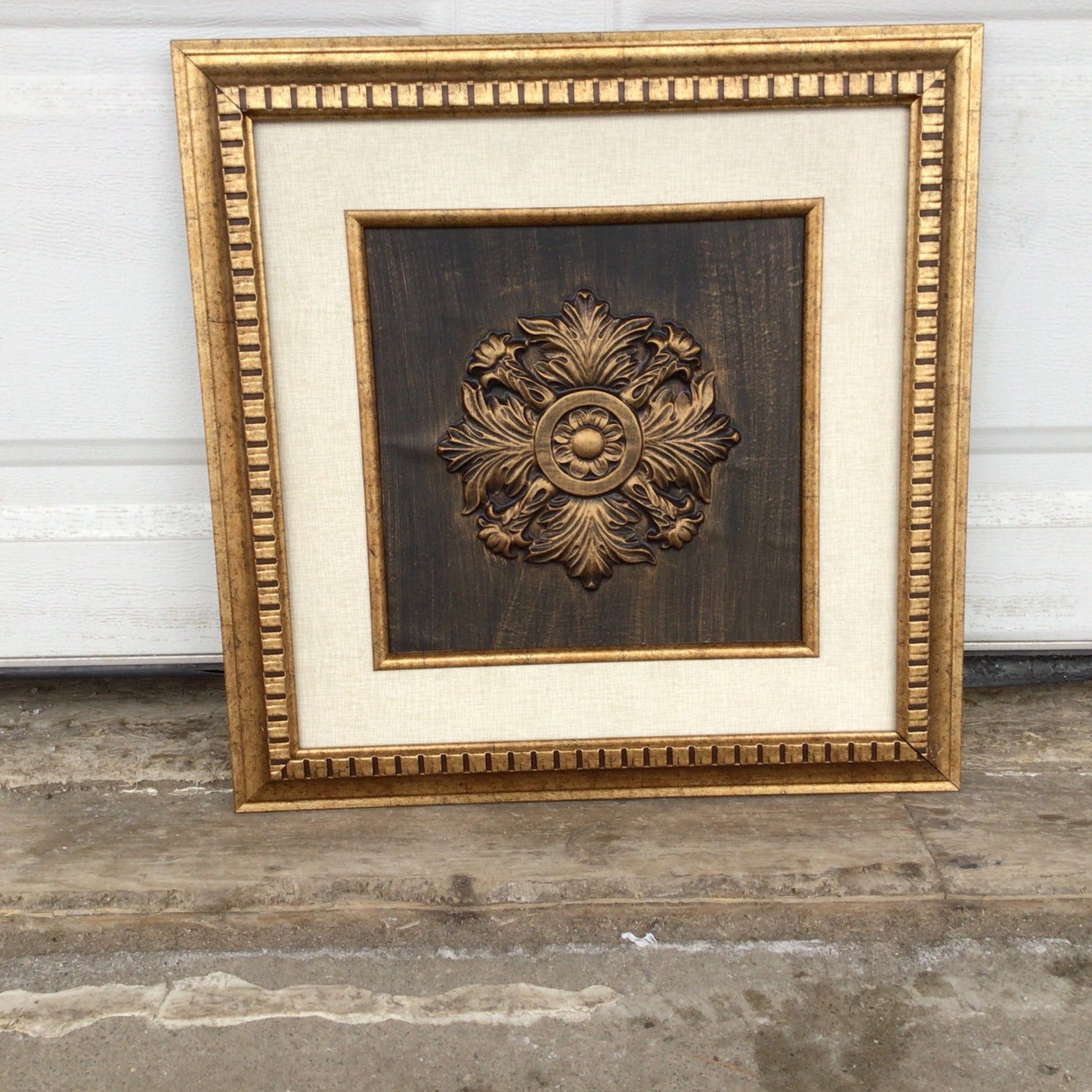 Embossed Art in Frame