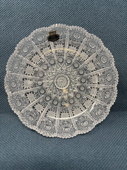 Bohemian Crystal Dish