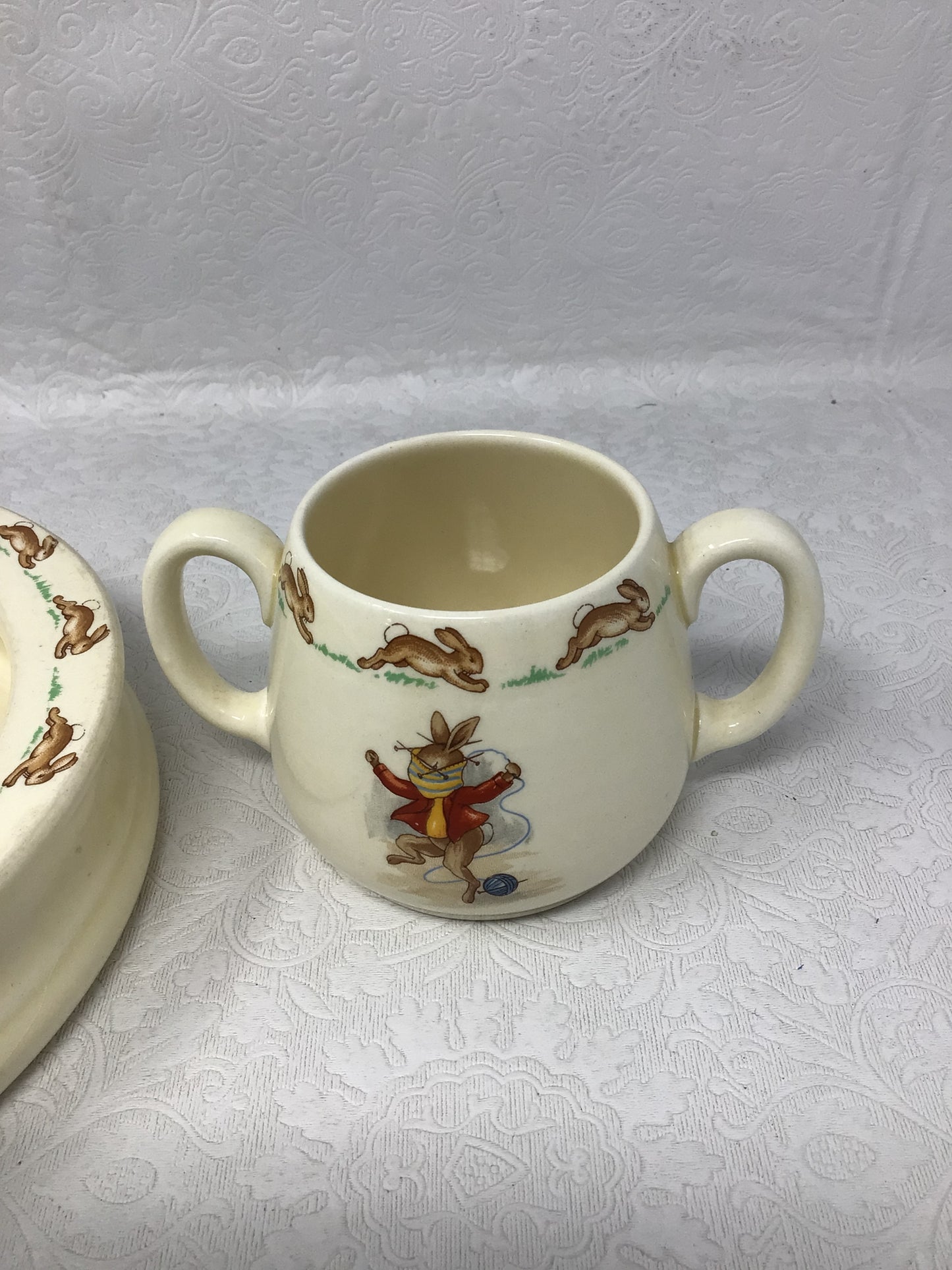 Royal Doulton Bunnykins Baby Dish and Cup