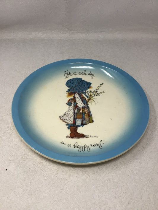 1970s Holly Hobbie Collector Plate by American Greetings