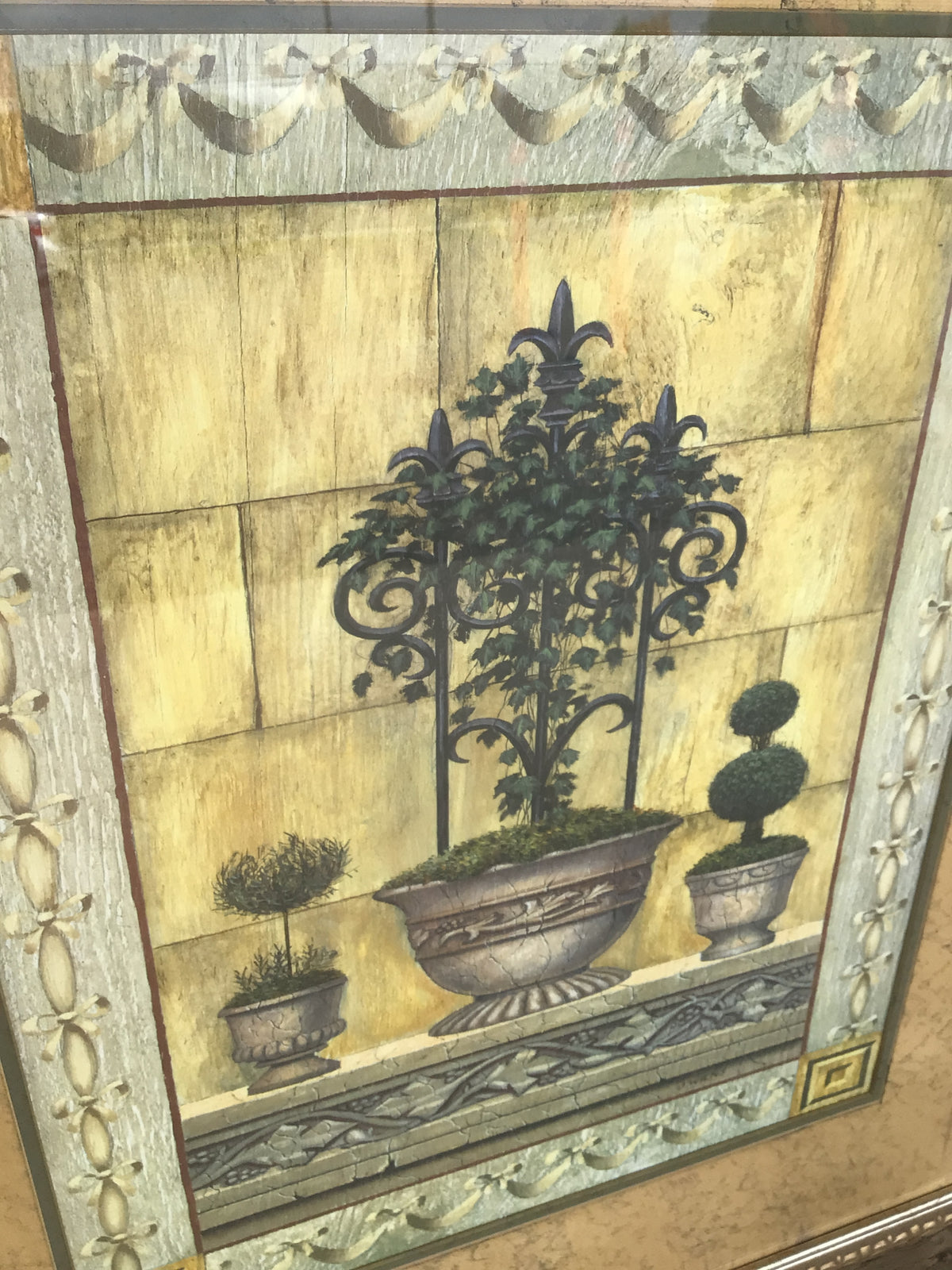 Framed Art Print  “ Roman Topiary” by James Wiens.