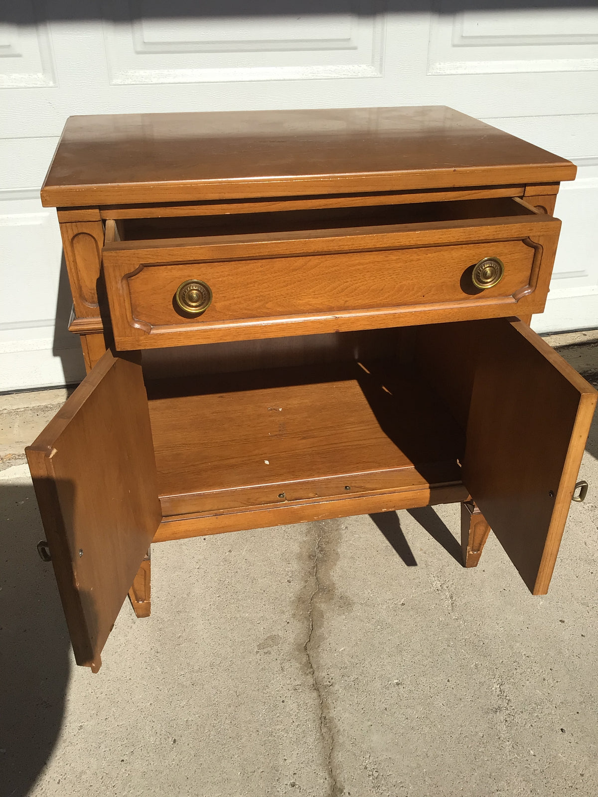 Vintage Wooden Nightstand