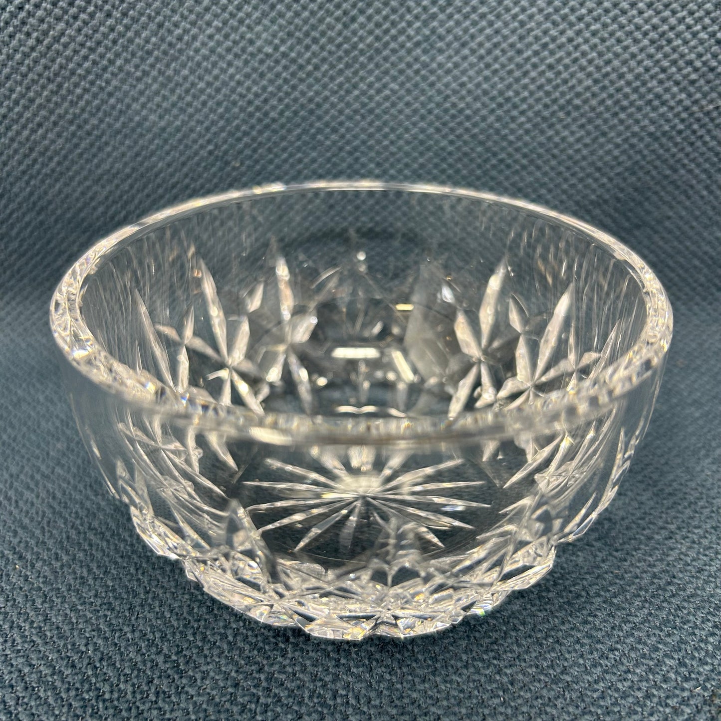 Waterford Crystal Snowflake Style Cut Sugar and Creamer Set