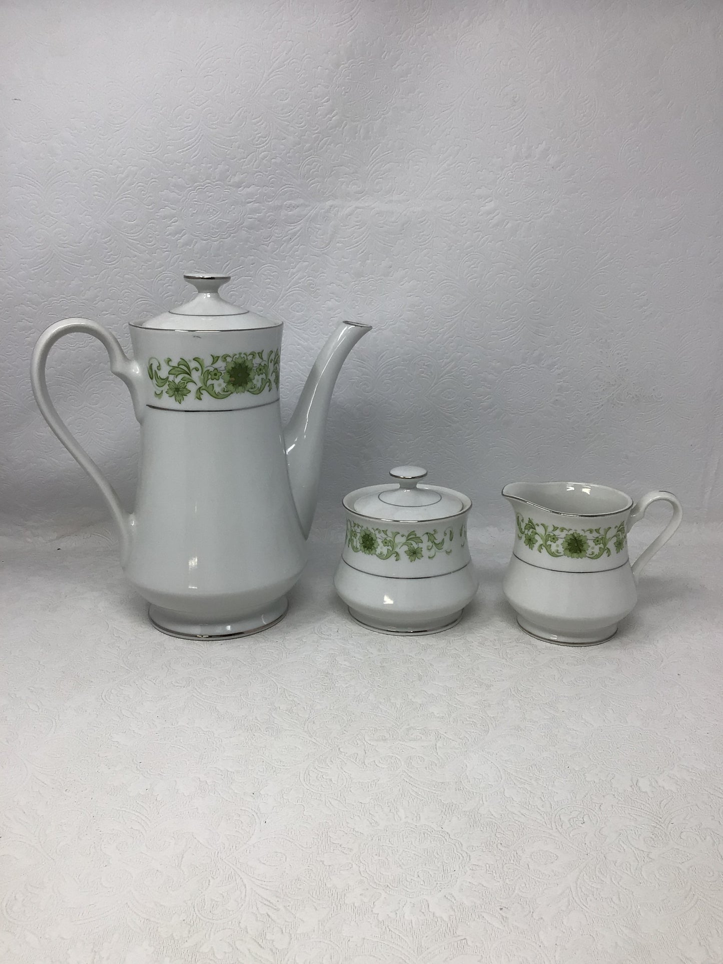 Towne House Japan “Green Dale” Tea Set