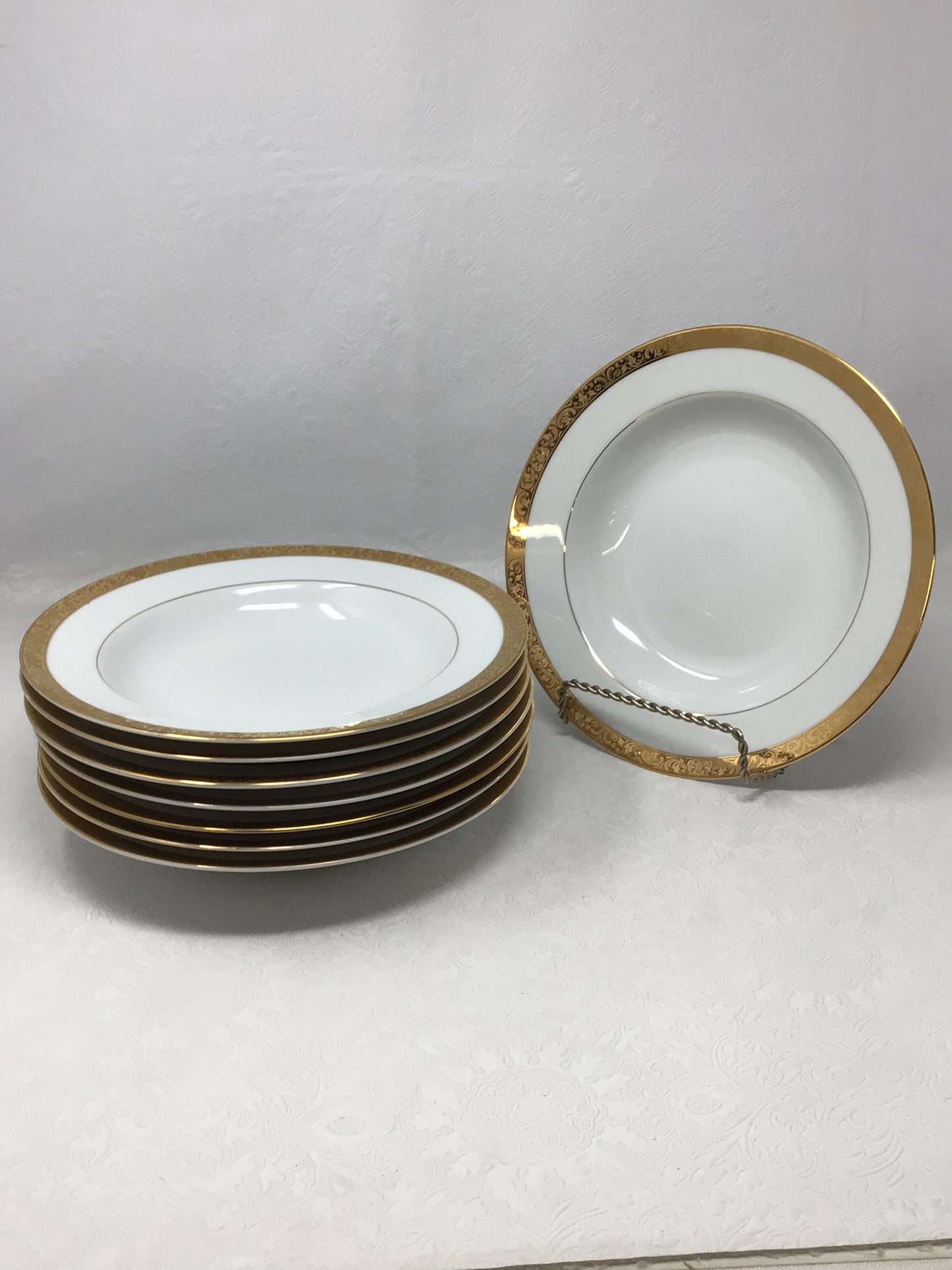 Set of 8 American Atelier Salad Plates