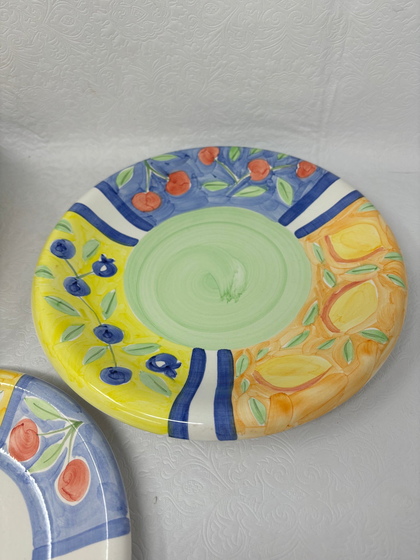 Bella Ceramics Serving Platter And Dishes