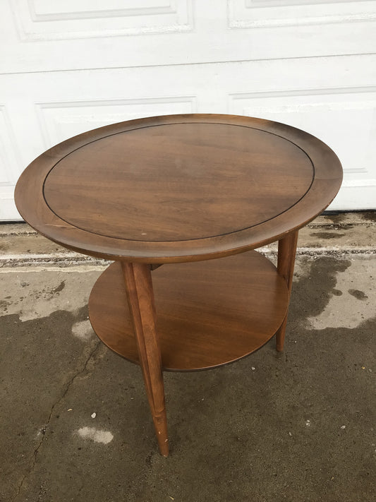 MCM Round Side Table