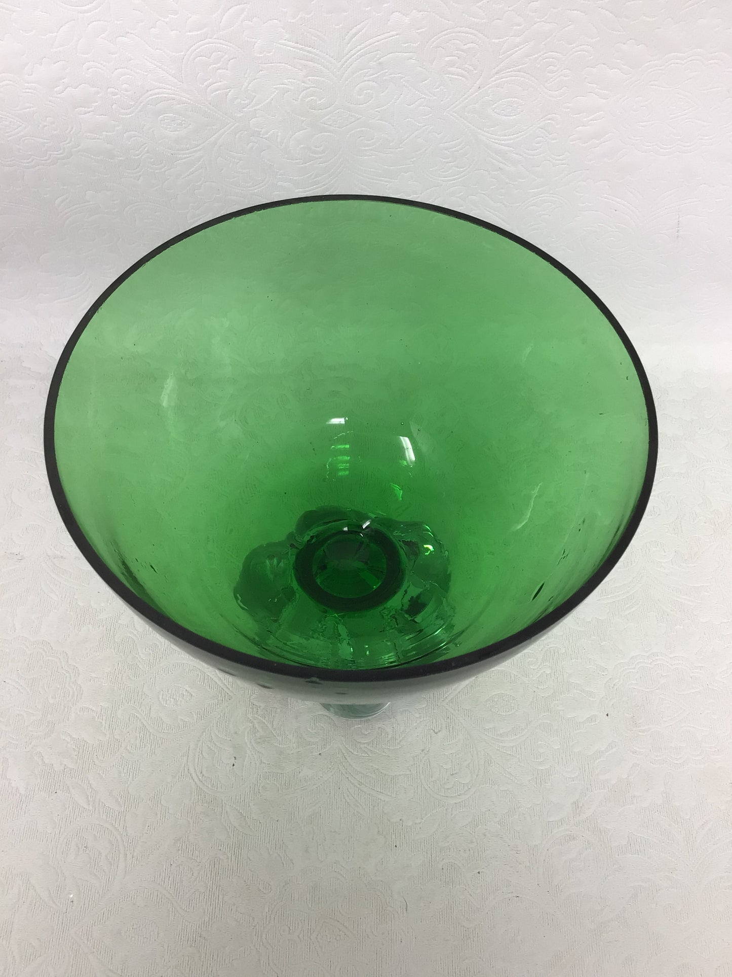 MCM Emerald Green Glass Bowl