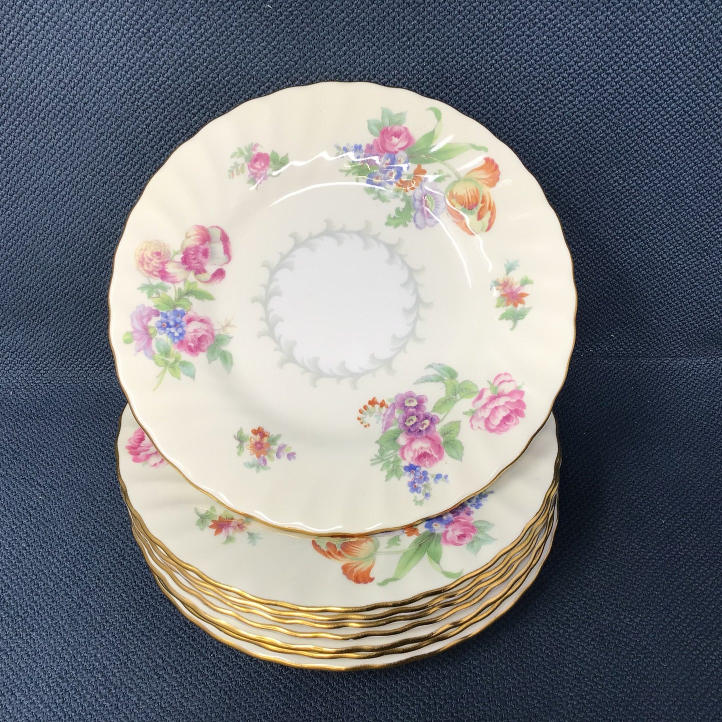 Set Of Vintage Minton English Porcelain Dinner Service