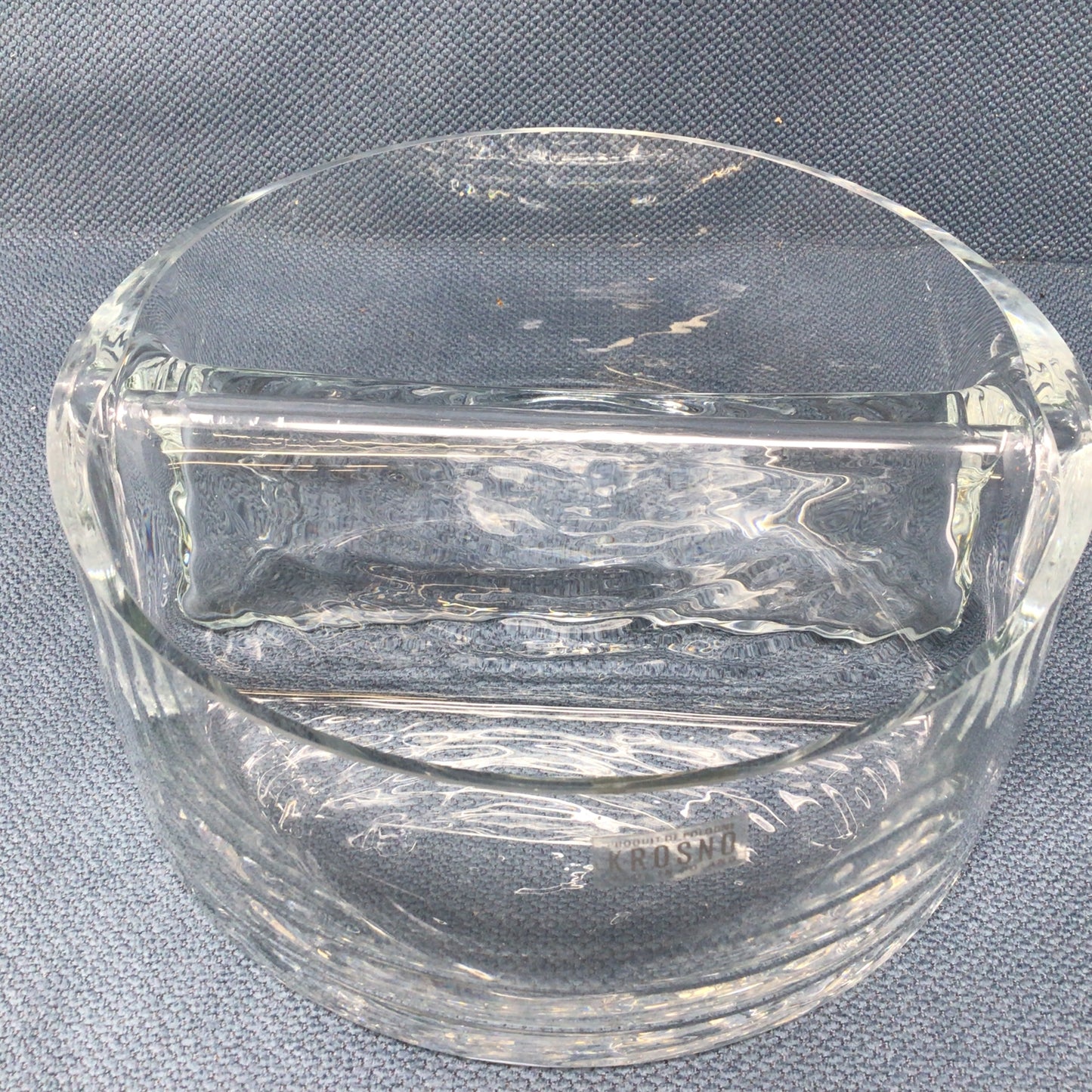 KROSNO Poland Glass Divided Dish