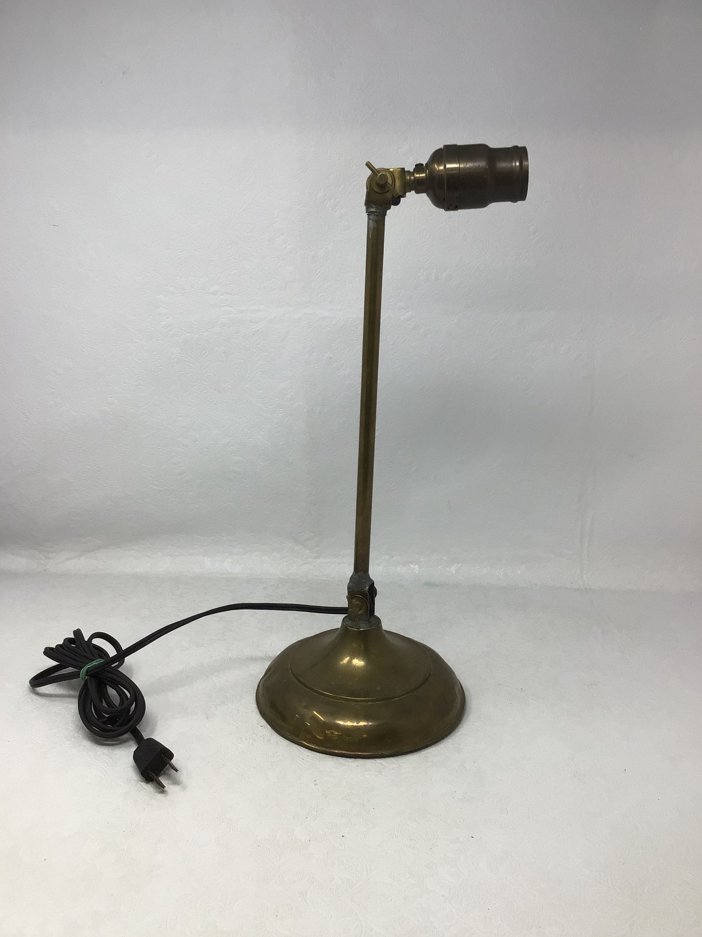 Vintage Brass Adjustable Desk Lamp