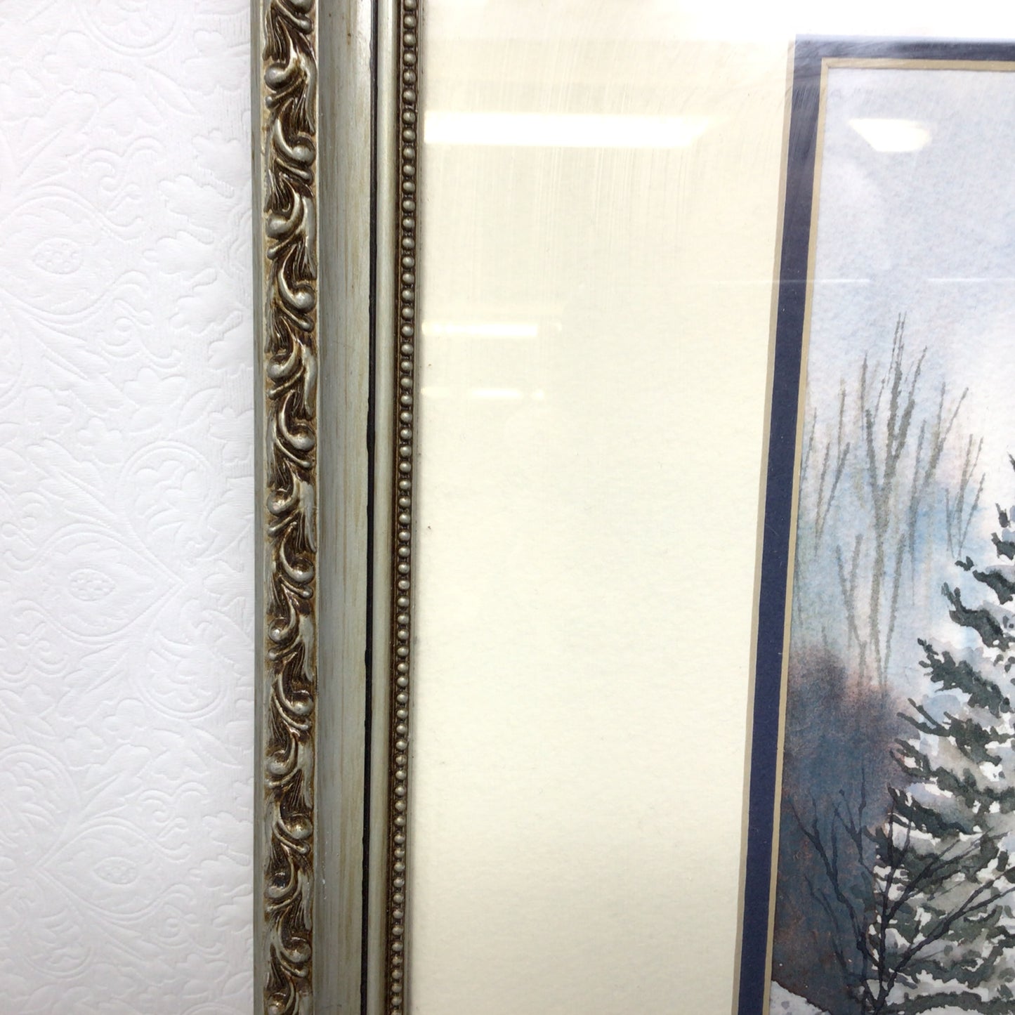“Winter Light” Watercolour Painting By Bill Inglis In Frame