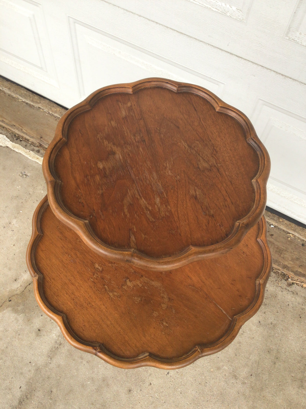 Vintage Two-Tier Accent Table