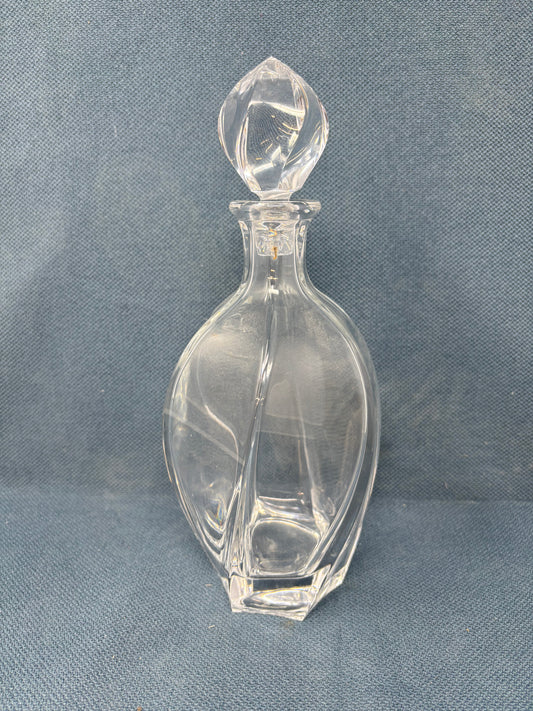 Czech Republic Lead Clear Crystal  Decanter