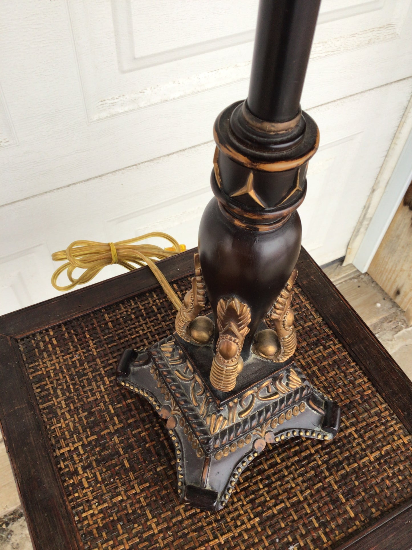 Tall Tuscan Style Table Lamp