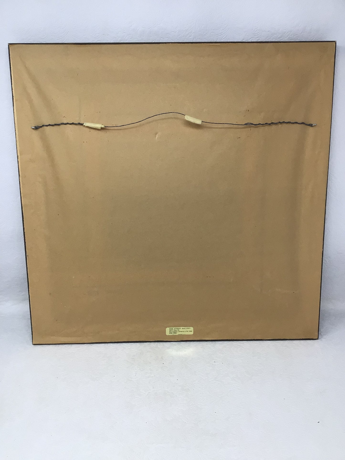 Framed Floral Needlepoint