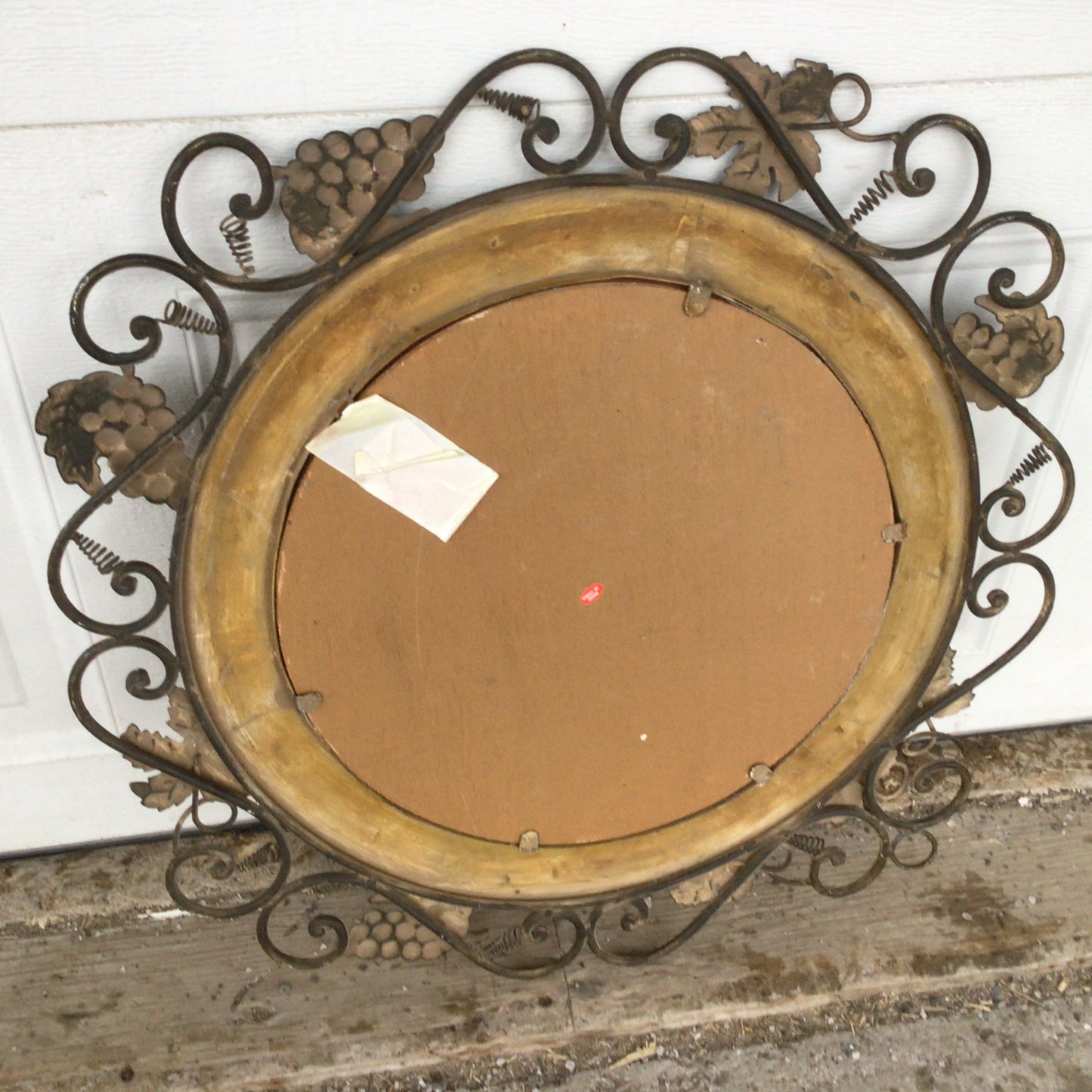 Metal Grapevine Mirror