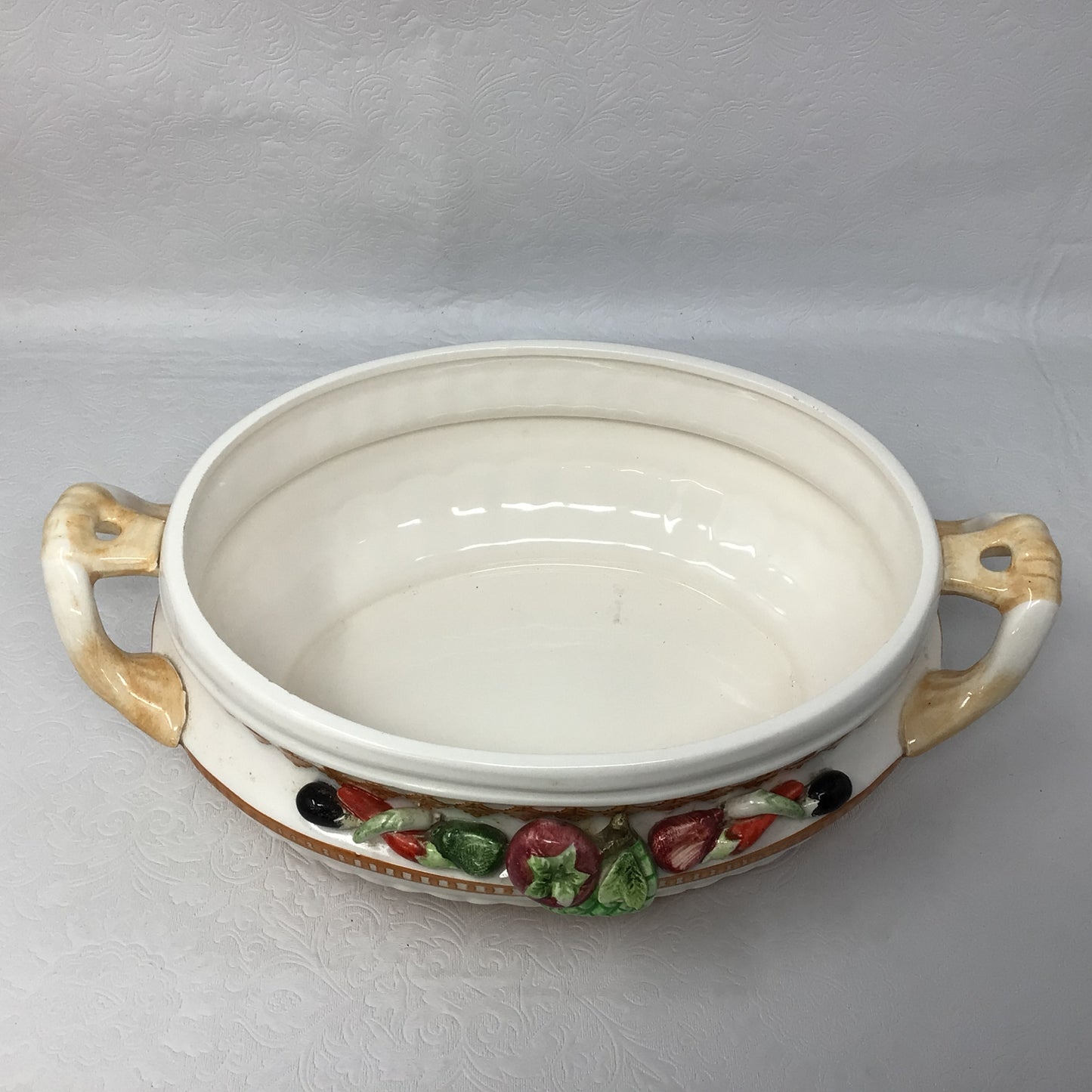 Mid Century Japanese Serving Dish with Spoon