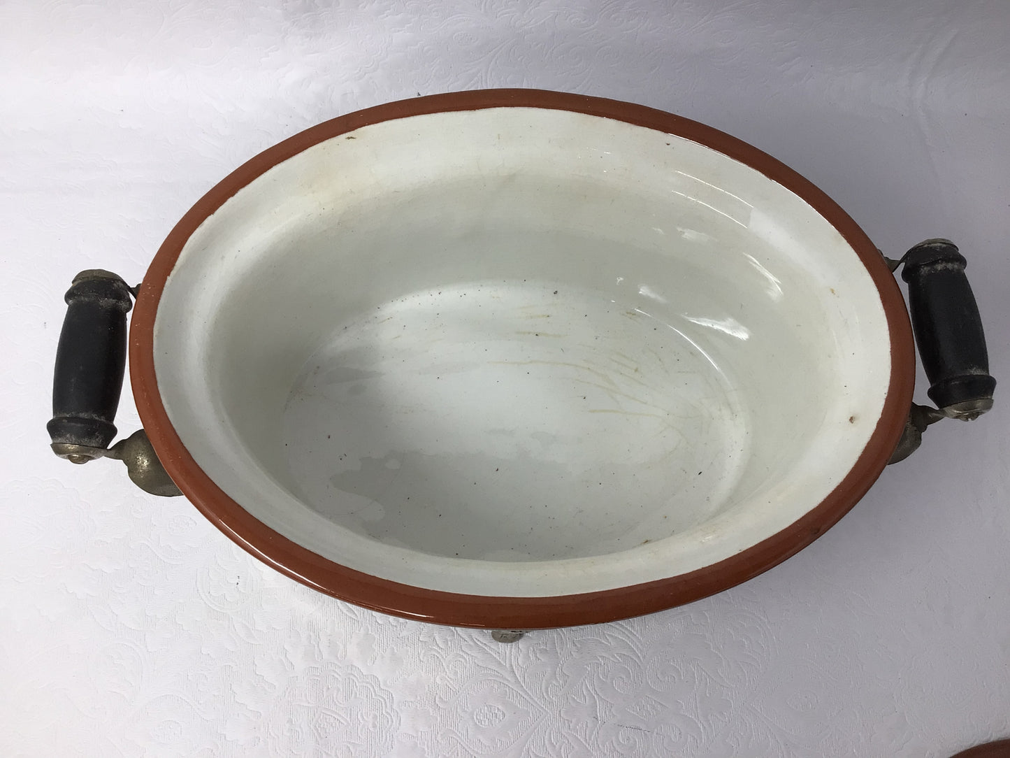 Set of Mid Century Guernsey Ceramic Crock’s in Holder’s