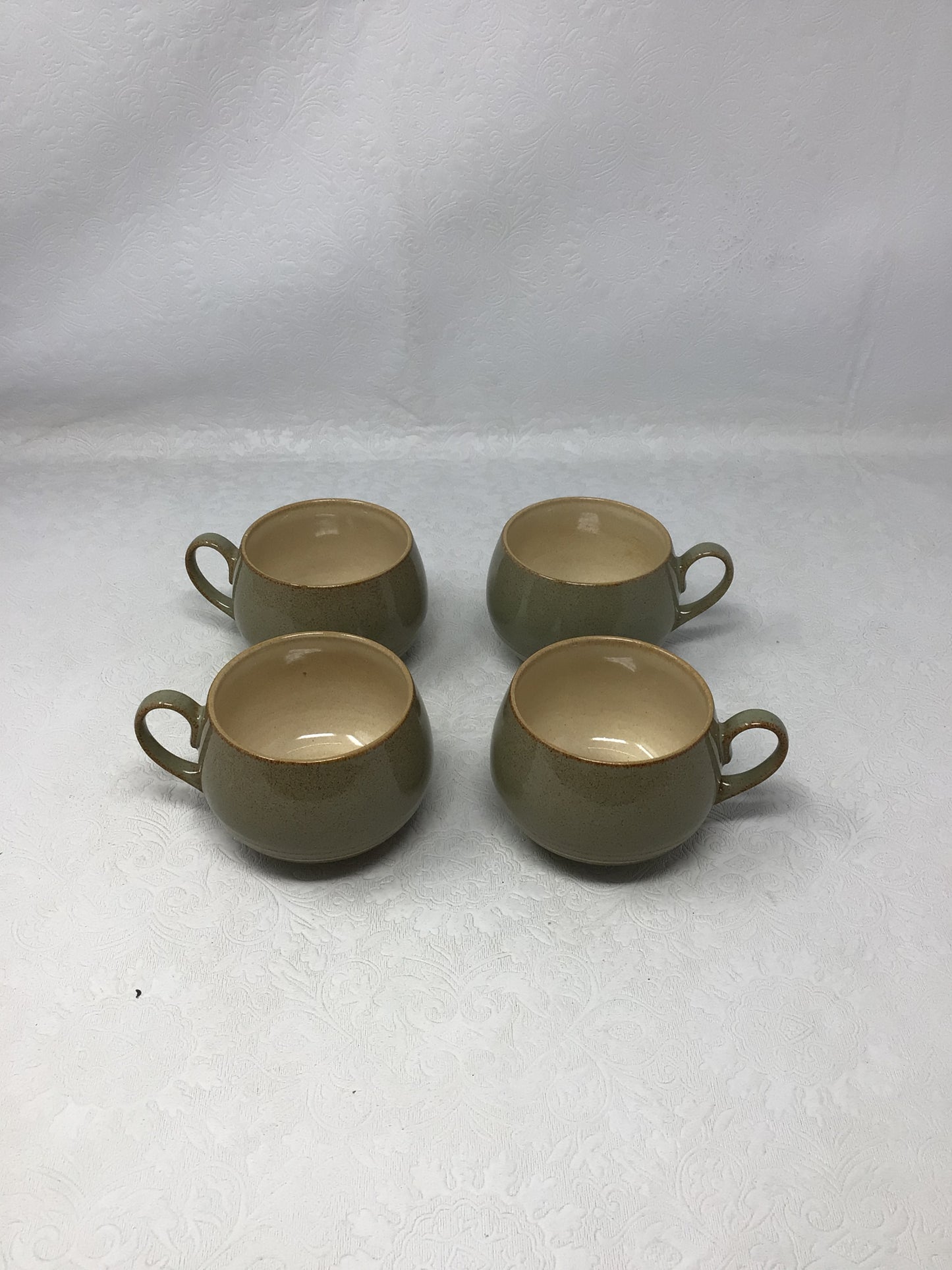 Vintage Denby Camelot Teacups, Set of 4