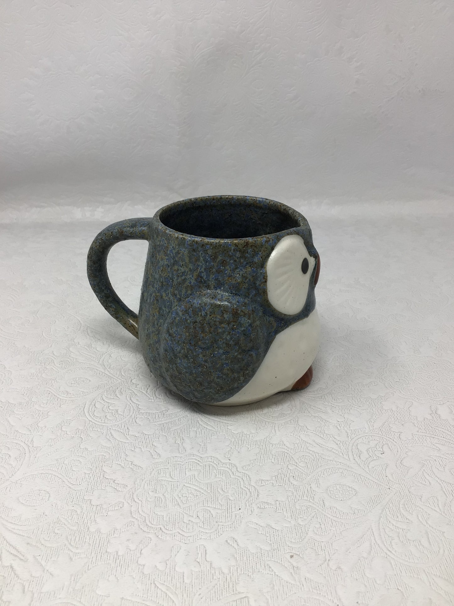 Mino Ware Japanese Ceramic Owl Mug