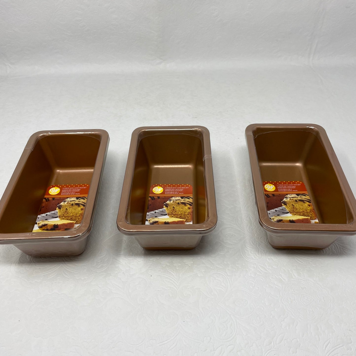 Wilton 5” Copper Mini Loaf Pan Set, 2 piece